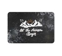 Que Comience La Aventura Felpudo De Entrada Antideslizante Alfombrilla De Baño Plegable Alfombra Exterior para Inodoro Interior Ducha 40X60Cm