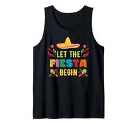 Que comience la Fiesta del Cinco de Mayo Partido Mexicano Camiseta sin Mangas