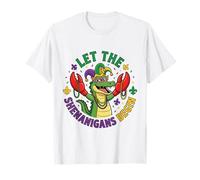 Que comiencen Las travesuras cocodrilo de Mardi Gras Camiseta