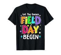 Que comiencen los juegos Día de campo Día de campo del estudiante del maestro 2025 Camiseta