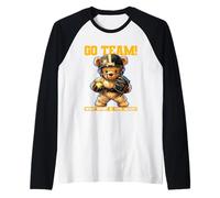 ¿Qué deporte es esto otra vez? Disfraz de discurso para fanáticos de los osos de peluche Camiseta Manga Raglan