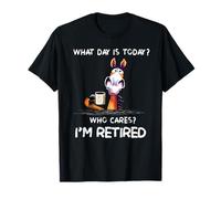 ¿Qué día es Hoy a quién le Importa? Soy Caballo Retirado Camiseta