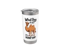 Qué día es joroba días Camello Happy HumpDay Miércoles Vaso térmico de acero inoxidable de doble pared