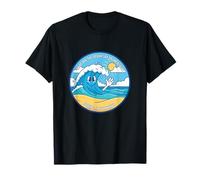 ¿Qué Dijo el océano a la Playa? Waves Funny Dad Joke Pun Camiseta