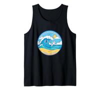 ¿Qué Dijo el océano a la Playa? Waves Funny Dad Joke Pun Camiseta sin Mangas