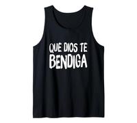 Que Dios Te Bendiga Dios te Bendiga Cristiana Espanol Spanish Camiseta sin Mangas