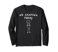 Qué divertido es no patinar hoy | Skating Lover Manga Larga