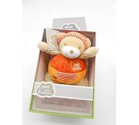 Que du bonheur 156404 Mon 1er - Peluche de Oso (+/-20 cm), Color Naranja