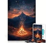 ¡Que duermas Bien, Aventurero! Rompecabezas para Adolescentes de 1000 Piezas Juguete de lógica Mental para aliviar el estrés Corte Firme Regalo de Papá Noel 38x52cm