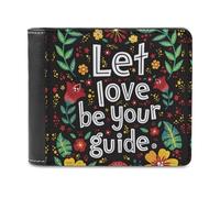Que el Amor Sea tu guía Efesios 5:2 Cartera | Cartera Cristiana de Cuero sintético para Hombres y Mujeres | Regalo Inspirador para creyentes