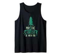 Que el Bosque esté contigo Bosque Meme con Árbol Gráfico Camiseta sin Mangas
