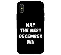 Que el Mejor Diciembre Gane Funny Cougar Girlfriend Carcasa para iPhone X/XS