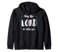 Que el Señor te acompañe: religión divertida, Dios, regalos cristianos Sudadera con Capucha