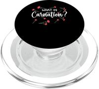 ¿Qué en clavel Floristería Arreglista floral Diseñador floral PopSockets PopGrip para MagSafe