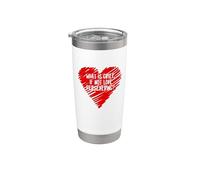 ¿Qué es el dolor si no ama perseverante pérdida Cita Wanda Meme Vaso térmico de acero inoxidable de doble pared