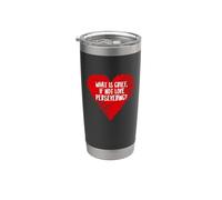 ¿Qué es el dolor si no ama perseverante pérdida Cita Wanda Meme Vaso térmico de acero inoxidable de doble pared