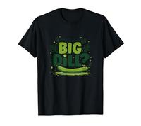 Qué es el Gran eneldo Divertido Pickle Juego de Palabras Foodie Humor Camiseta, Hombre, Negro, 3XL