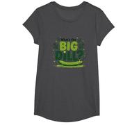 Qué es el Gran eneldo Divertido Pickle Juego de Palabras Foodie Humor Camiseta, Niñas, Jaspeado Oscuro, Pequeña