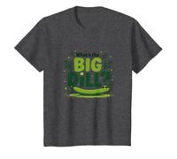Qué es el Gran eneldo Divertido Pickle Juego de Palabras Foodie Humor Camiseta, Niños, Jaspeado Oscuro, 12 años