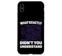 ¿Qué es exactamente lo que no entendió broma divertida de matemáticas de física Carcasa para iPhone XS Max