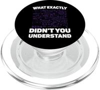 ¿Qué es exactamente lo que no entendió broma divertida de matemáticas de física PopSockets PopGrip para MagSafe