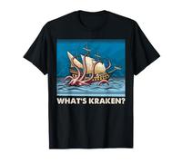 ¿Qué es Kraken Monstruo Marino Pulpo Barco Pirata Juego de Palabras náutico Camiseta