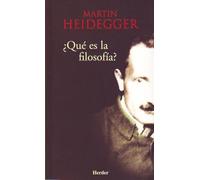 Qué es la filosofía? (fuera de colección)
