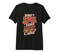 ¿Qué es Navidad sin Yule Log Cake Christmas Camiseta Premium