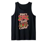 Qué es Navidad sin Yule Log Cake Christmas Camiseta sin Mangas