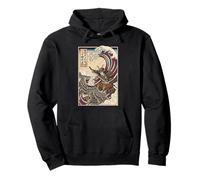 ¿Qué es un kilómetro águila Onda Japonesa Ukiyo-e Sudadera con Capucha