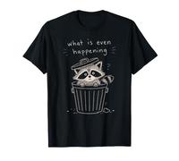 ¿Qué está pasando Incluso con el Mapache Divertido? Camiseta