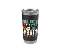 ¿Qué estás engañando en la caja de instrumentos musicales retro Vaso térmico de acero inoxidable de doble pared
