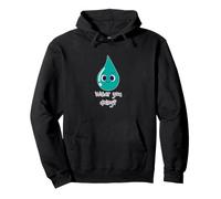 Qué estás Haciendo Divertido Juego de Palabras con Gotas de Agua Broma Divertida Sudadera con Capucha