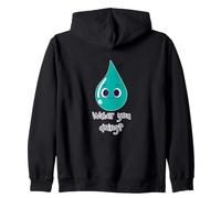 Qué estás Haciendo Divertido Juego de Palabras con Gotas de Agua Broma Divertida Sudadera con Capucha