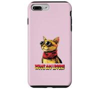¿Qué Estoy Haciendo con mis Vidas? (Funny Cat Graphic) Carcasa para iPhone 7 Plus/8 Plus