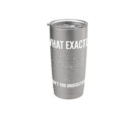 ¿Qué exactamente no entendió la física Ecuaciones Ciencia Vaso térmico de acero inoxidable de doble pared