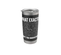 ¿Qué exactamente no entendió la física Ecuaciones Ciencia Vaso térmico de acero inoxidable de doble pared