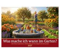 Que faire dans le jardin et quand (Calendrier mural 2027 DIN A3 vertical), CALVENDO calendrier mensuel
