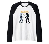 Que Gane el Mejor humanoide Camiseta Manga Raglan