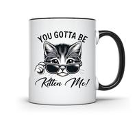¡Qué Gato Tan Lindo! ¡Me Estás Tomando El Pelo! Taza Elegante Tazas De Desayuno Chic Mug Para Escuela Oficina Bebidas Frías Y Calientes 330Ml