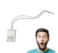 que grita fantasma, altavoz activado por voz de Halloween | Altavoz de Halloween con grito de fantasma activado por voz,Accesorios de gritos multifuncionales a batería con luz LED para actuación teatr