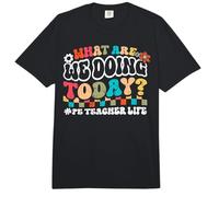 Qué Hacemos Hoy La Vuelta al Cole de los Profesores de educ Comfort Colors Adult Heavyweight T-Shirt