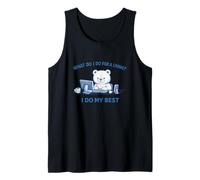 ¿Qué Hago para Vivir Hago mi Mejor Broma ingeniosa Divertida Meme Camiseta sin Mangas
