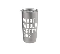 ¿Qué haría Betty? Vaso térmico de acero inoxidable de doble pared