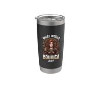 Qué haría Boudica Vaso térmico de acero inoxidable de doble pared