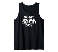 ¿Qué haría Charles? Nombre de la Camiseta Camiseta sin Mangas