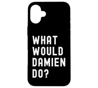 ¿Qué haría Damien? Carcasa para iPhone 16 Plus