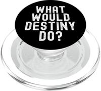 ¿Qué haría el Destino? Nombre Personalizado sarcástico Divertido PopSockets PopGrip para MagSafe