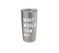 ¿Qué haría Iván? Vaso térmico de acero inoxidable de doble pared