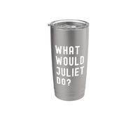 ¿Qué haría Juliet? Vaso térmico de acero inoxidable de doble pared